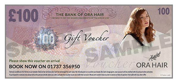 Banstead Hairdressers gift voucher